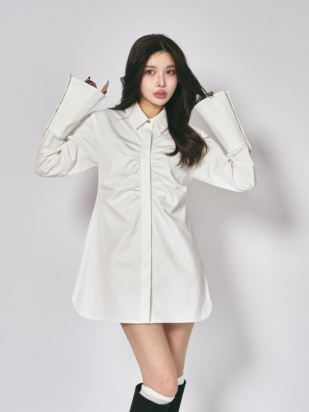 ウエストカーブシャツワンピース – Darich (ダーリッチ)