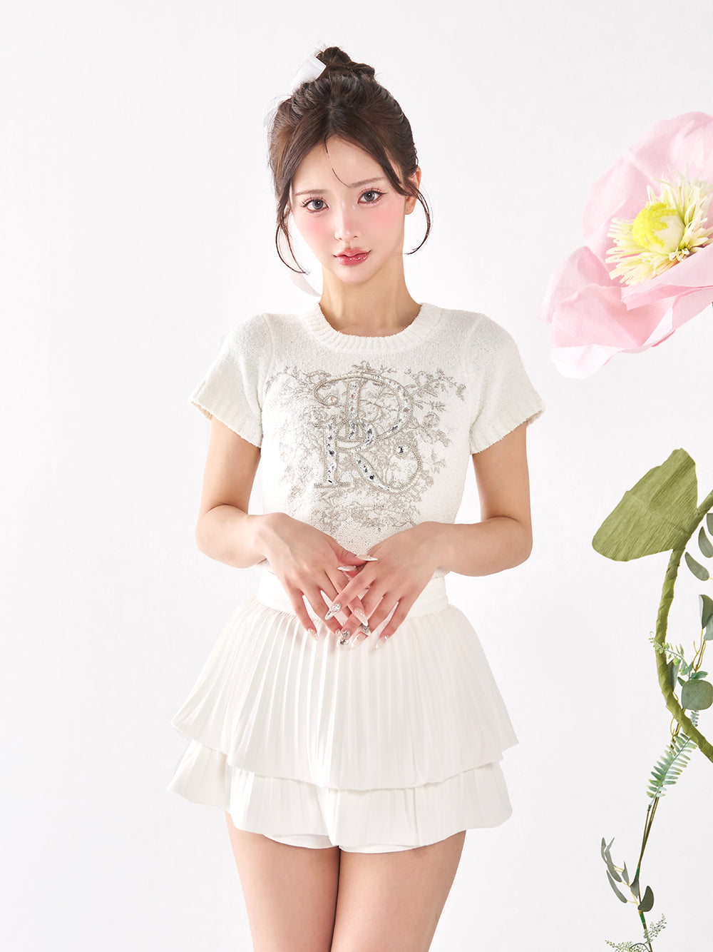 ナロープリーツティアードミニスカート – Darich (ダーリッチ)