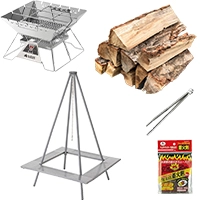 mont-bell ソロキャンプ セット テント クッカー 焚き火 モンベル