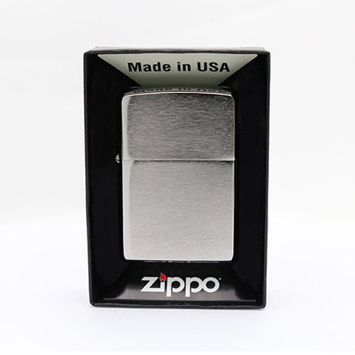 オイルライター 200FB ZIPPO 点火器具 サテーナ加工 シルバー
