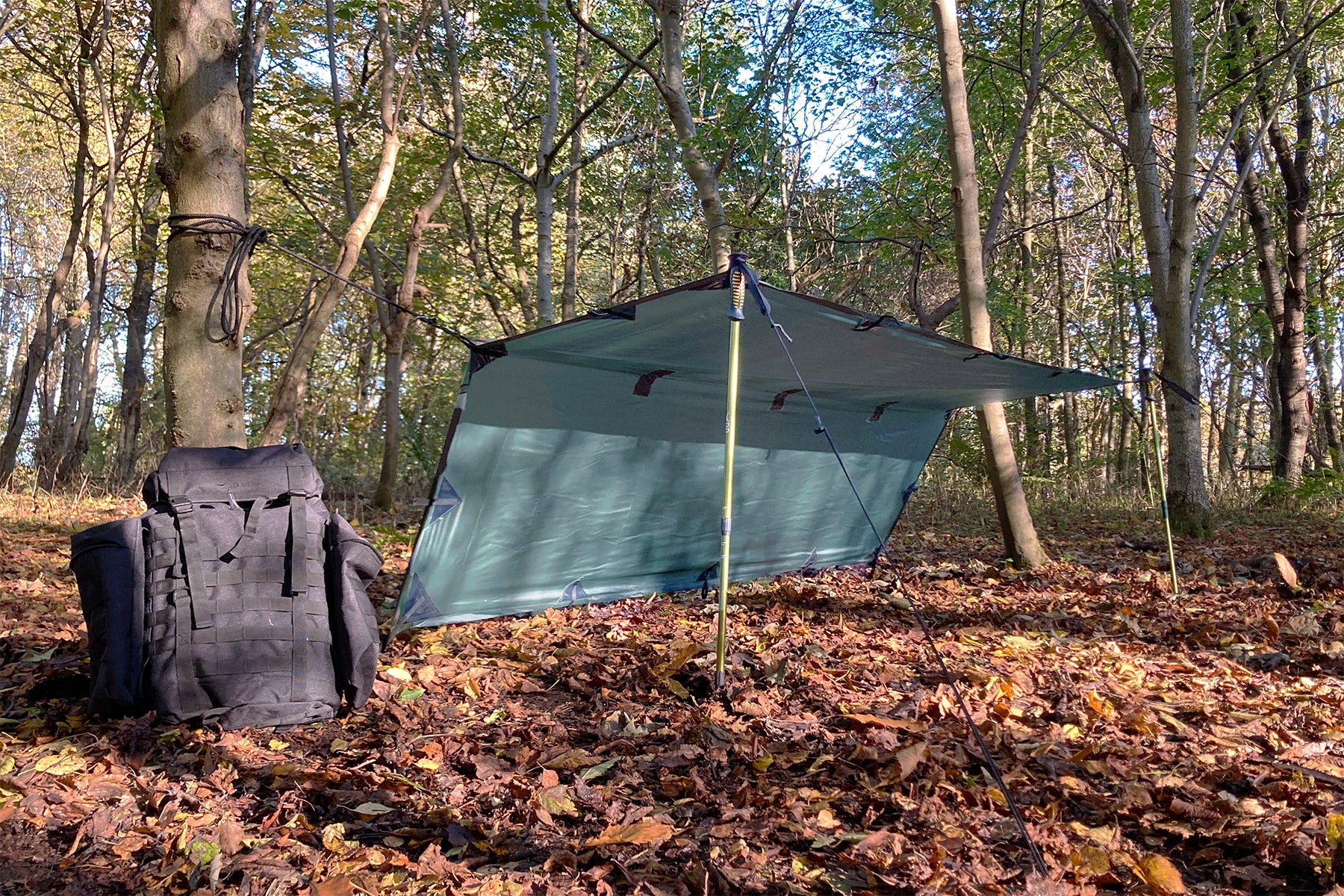 ddタープ Sサイズ レビュー【DD スーパーライトタープ S】サイズミニマ