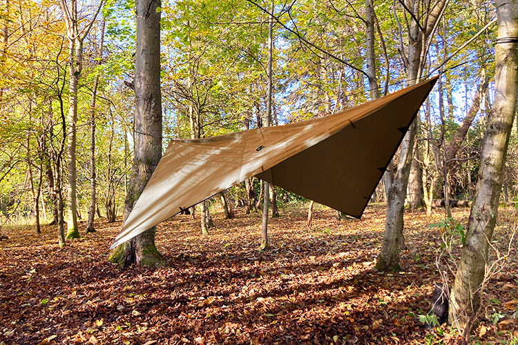 DDタープ 4×4 コヨーテブラウン Amazon | DD Hammocks JAPAN DD Tarp 4