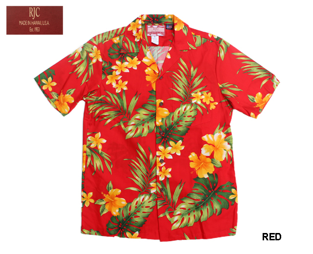 RJC ロバート・J・クランシー アロハシャツ ハイビスカス ハワイ製