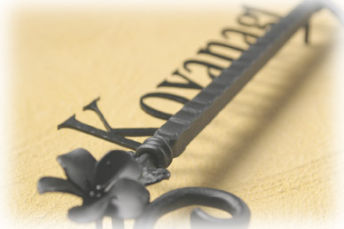 ロートアイアン表札アイアンコレクション～鍛鉄とステンレスのサイン～