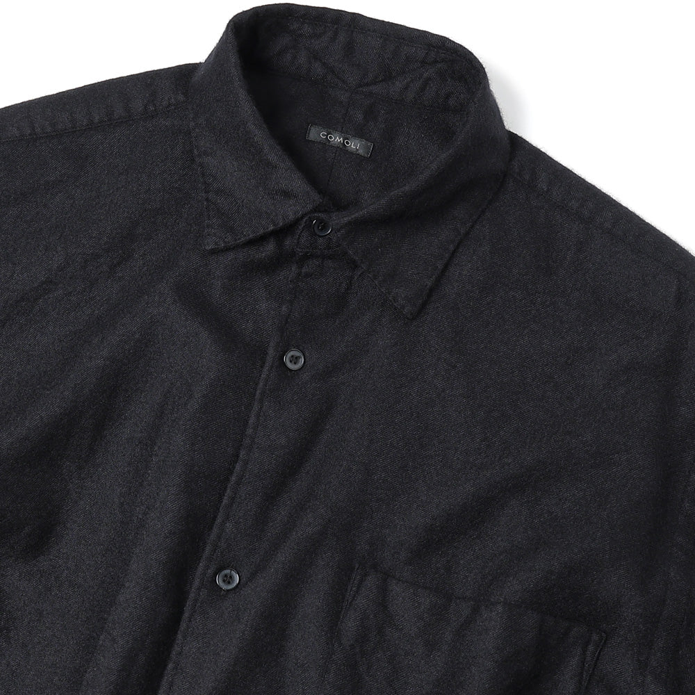 COMOLI) カシミヤシルク 製品染 シャツ (C03-02006) | COMOLI / シャツ