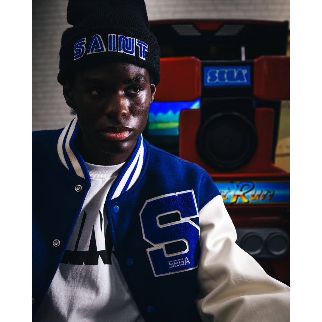 Saint Mxxxxxx (セントマイケル) SAINT Mxxxxxx × SEGA KNIT CAP SAINT