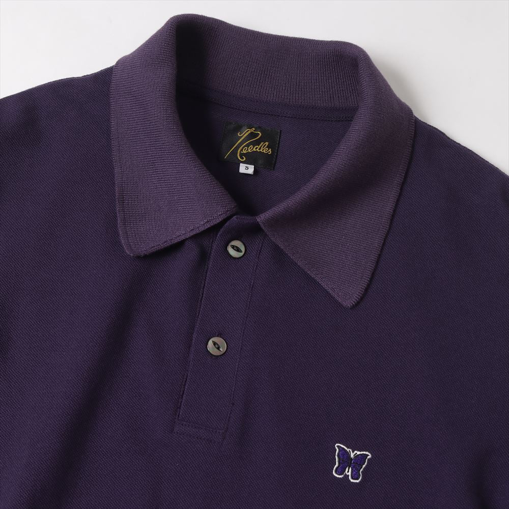 NEEDLES(ニードルズ)L/S Polo Shirt - Cotton Pique (PU296) | NEEDLES