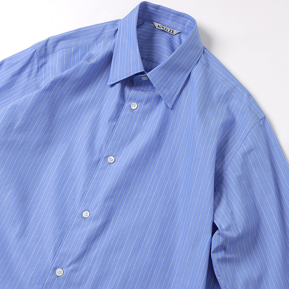 SUVIN HIGH COUNT CLOTH STRIPE SHIRT (A24AS01SS) | AURALEE / シャツ
