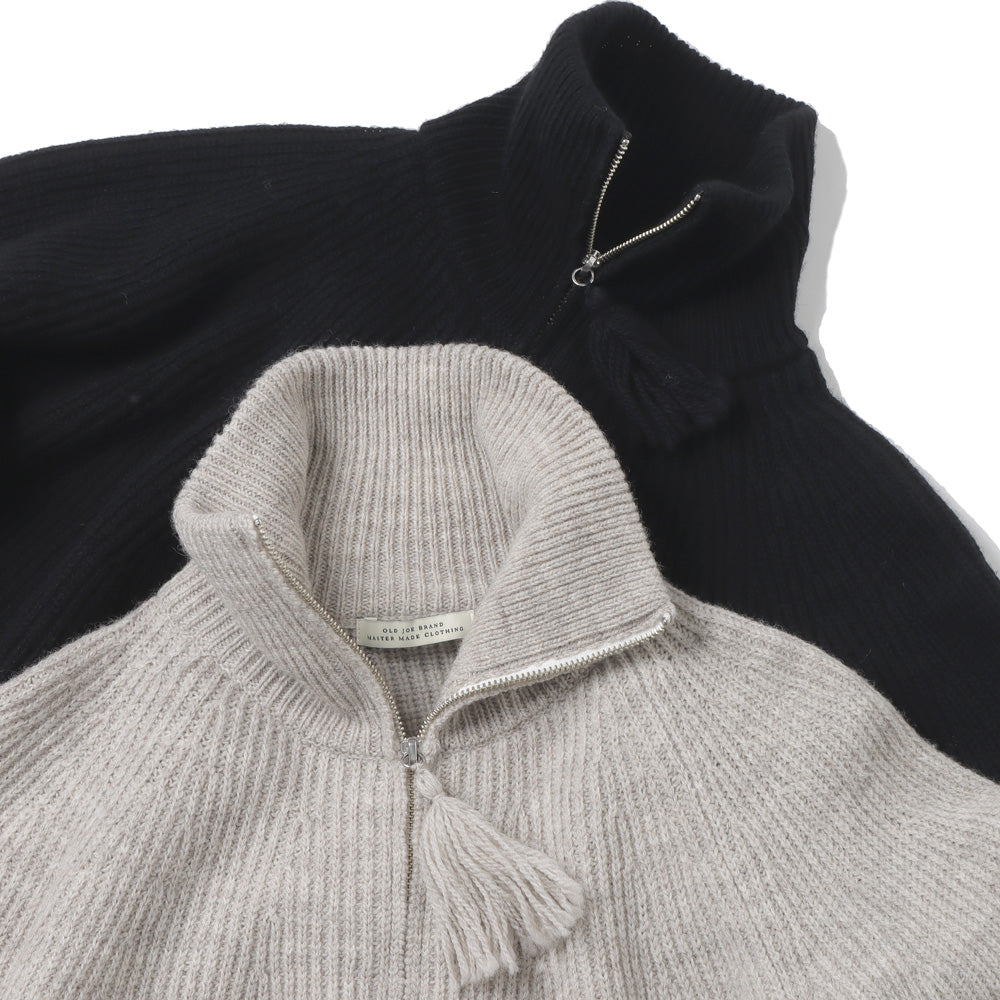 OLD JOE & CO. (オールドジョー) TWEEDY YARN ZIP SWEATER 232OJ-KN02