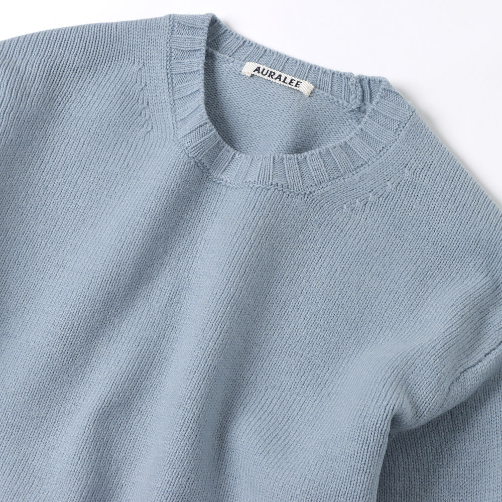 WASHED FRENCH MERINO KNIT P/O (A23AP01SW) | AURALEE / ニット