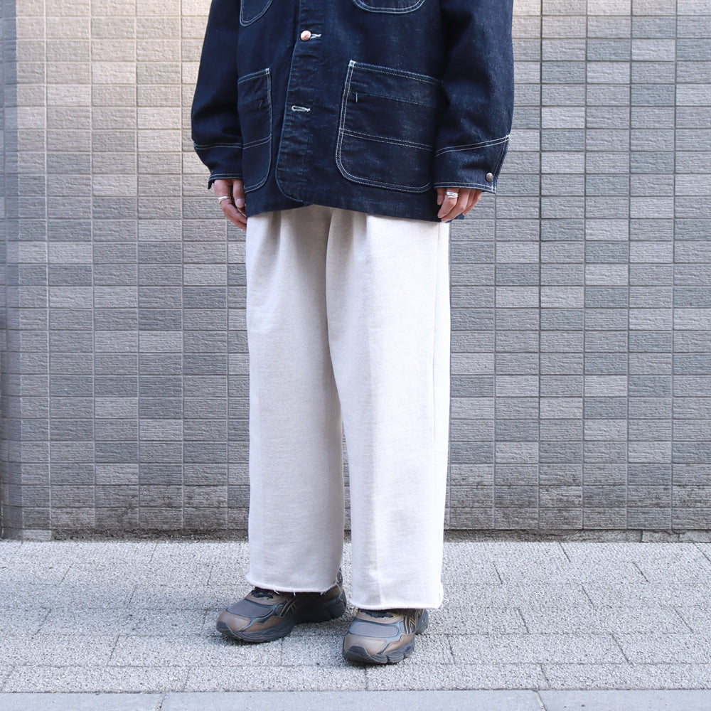 saby(サバイ)RIB TUCK BAGGY PANTS - French Terry - (24S-061801