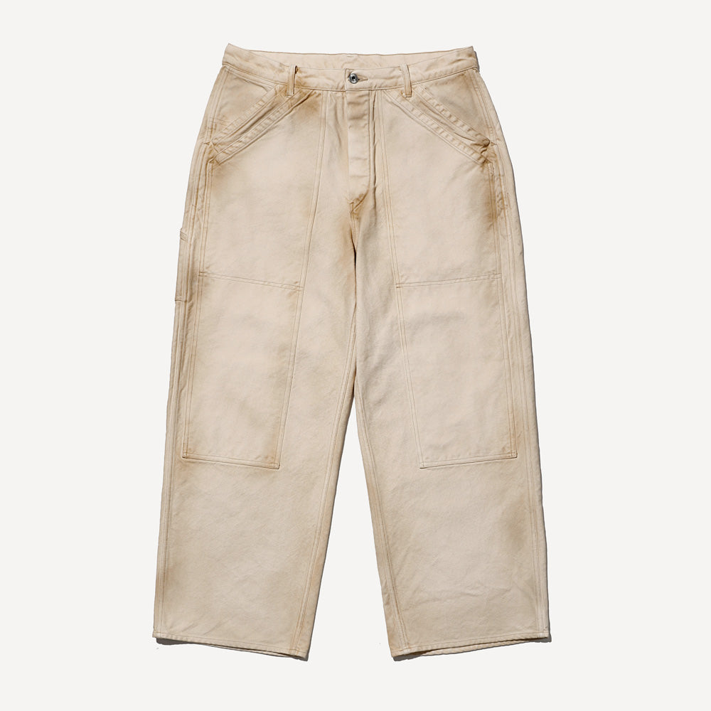 A.PRESSE (ア プレッセ) Vintage Silk Hemp Double Knee Pants 25AAP