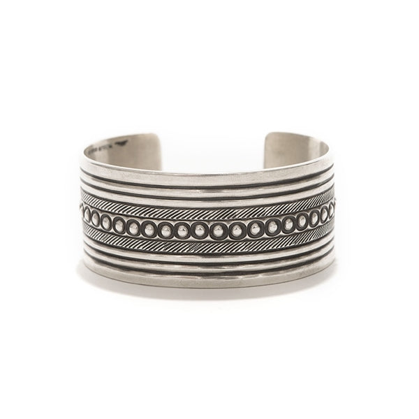 Droplets Silver Bracelet Wide by STANLEY PARKER (A2315) | hobo