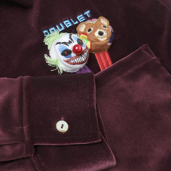 PUPPET EMBROIDERY VELOUR SHIRTS (21AW16SH98) | doublet / シャツ