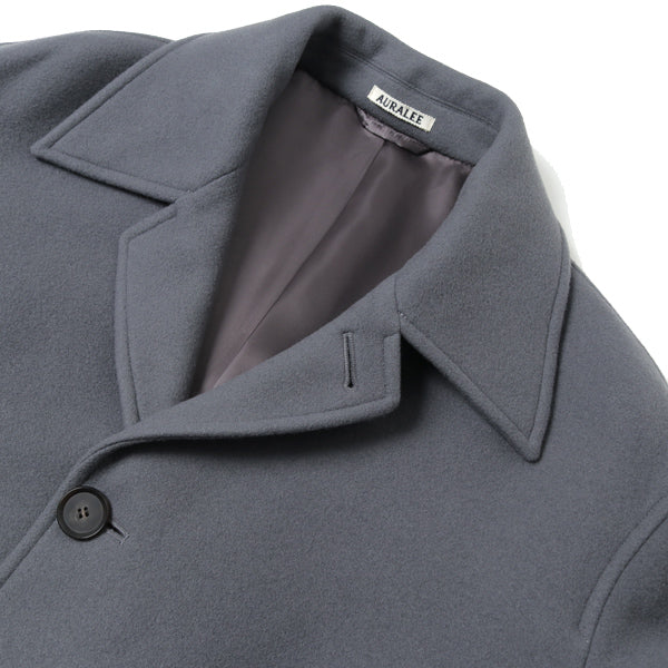 DOUBLE CLOTH LIGHT MELTON SOUTIEN COLLAR COAT (A21AC02LM