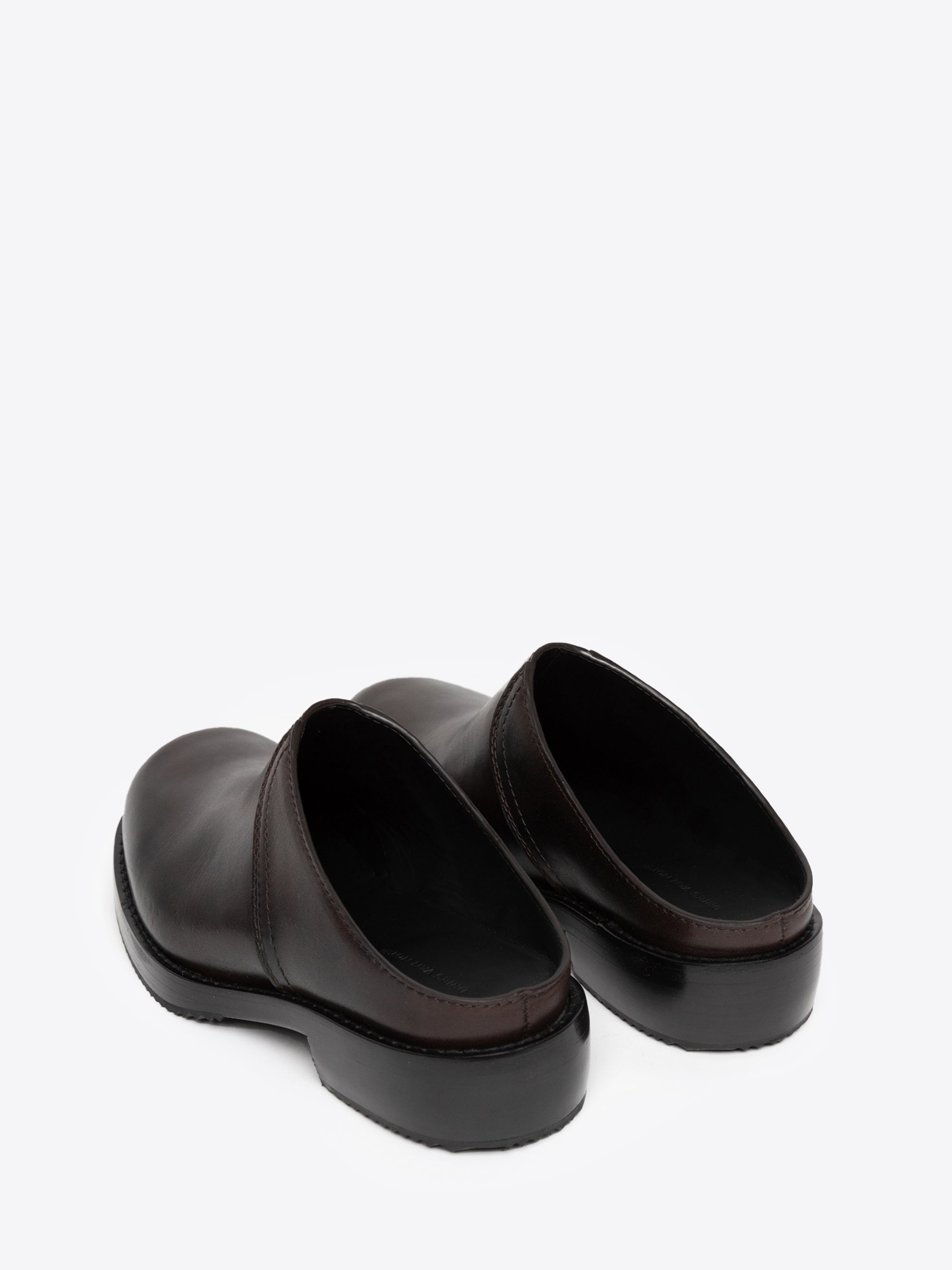 Leather clogs - Autumn-Winter Men | Dries Van Noten