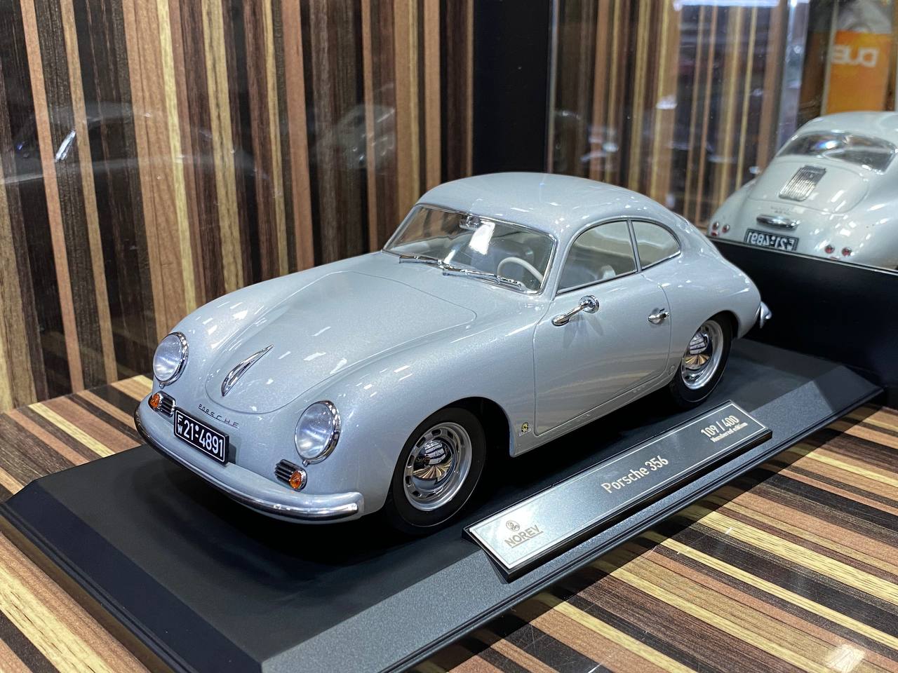 1/18 Norev Porsche 356 Coupe (1954) - Limited Edition,Silver
