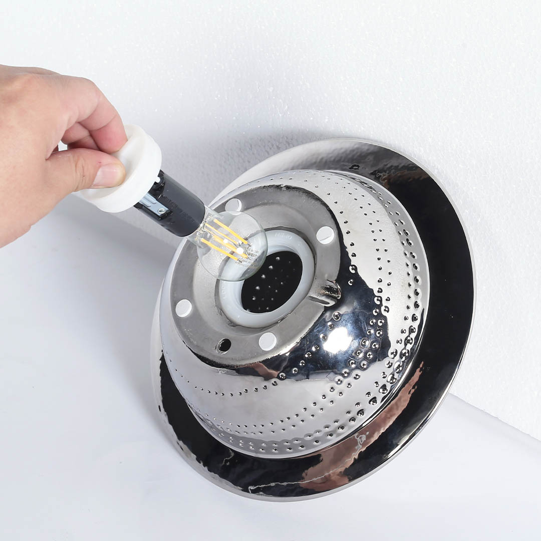 DULTON ONLINE SHOP | PORCELAIN SATURN LIGHT CHROME(SATURN CHROME