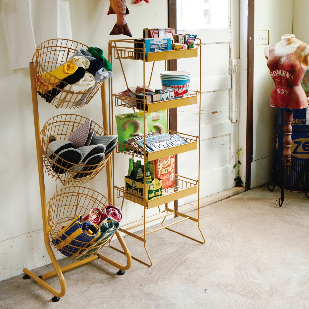 DULTON ONLINE SHOP | WIRE ROUND RACK SAND BEIGE(SAND BEIGE): 家具