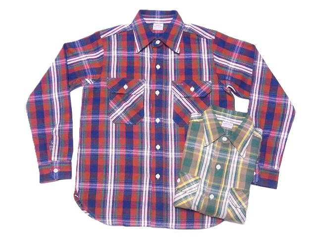 WAREHOUSE[ウエアハウス] ネルシャツ D柄 3104 フランネルシャツ