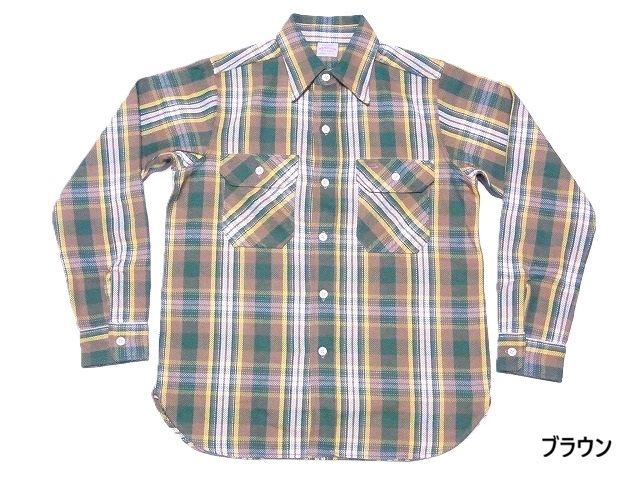 WAREHOUSE[ウエアハウス] ネルシャツ D柄 3104 フランネルシャツ