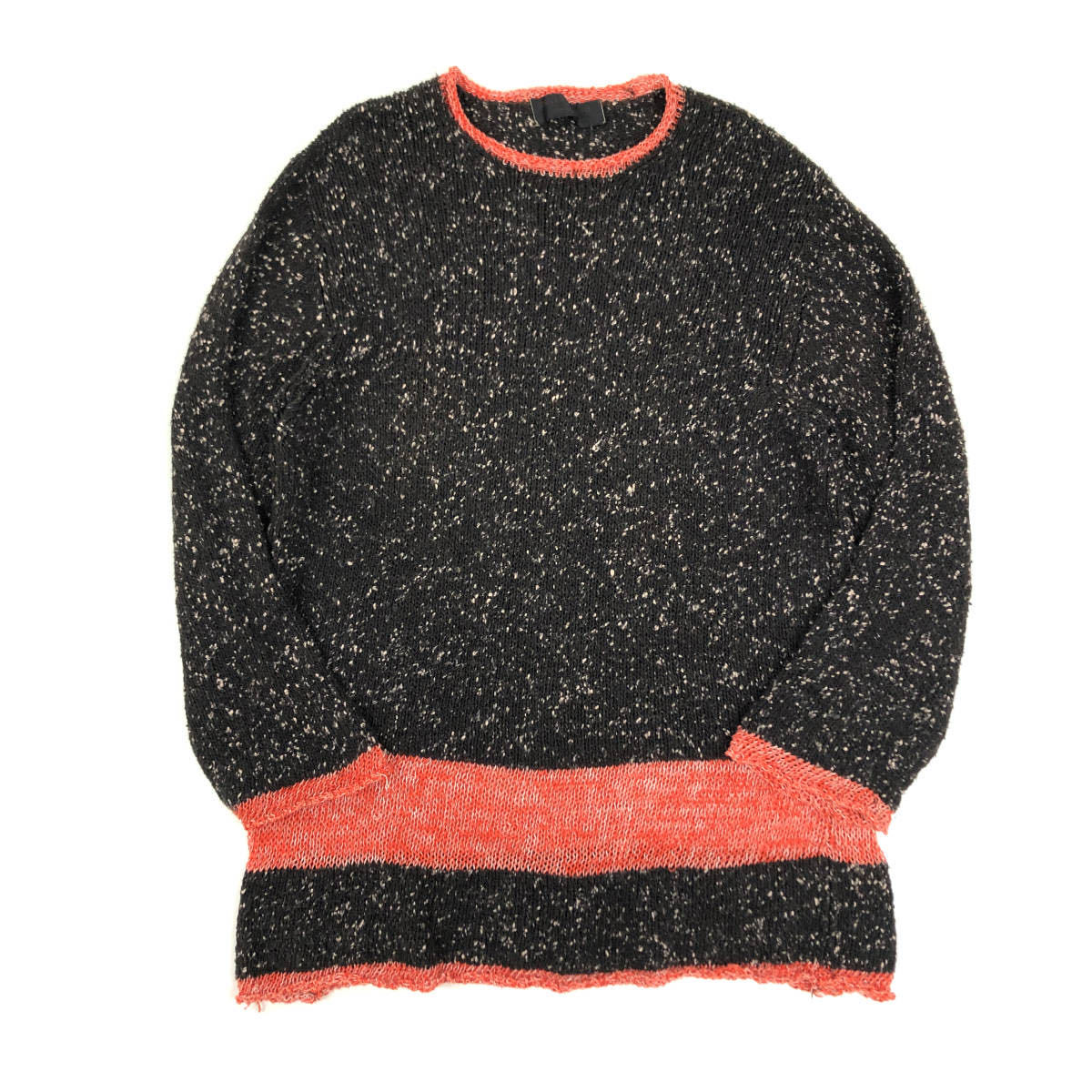 希少 93AW ギャルソン オム 脱色 グラーデーションニット アーカイブ