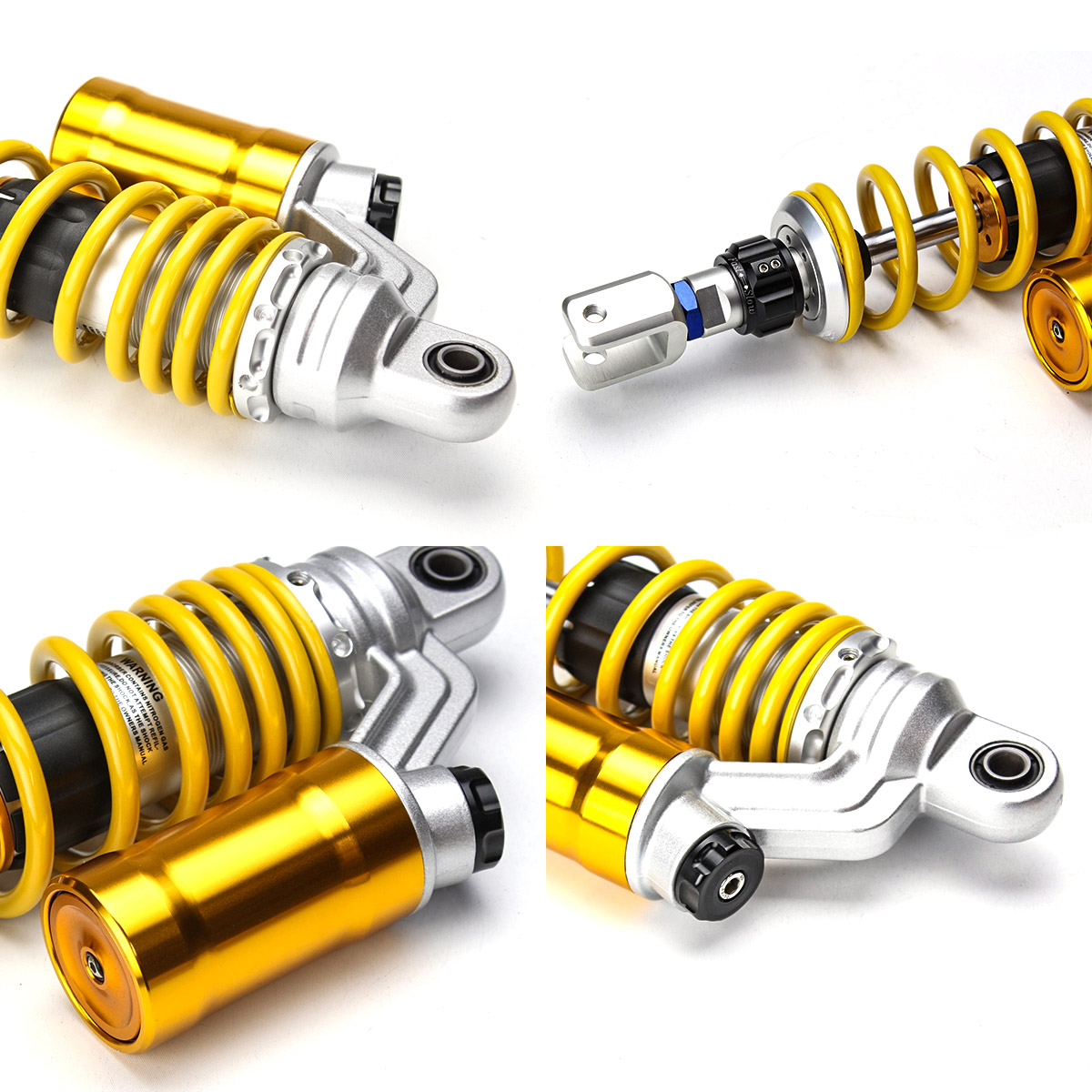 リアサスペンション 360mm コの字取付 2本セット ダンパー プリロード