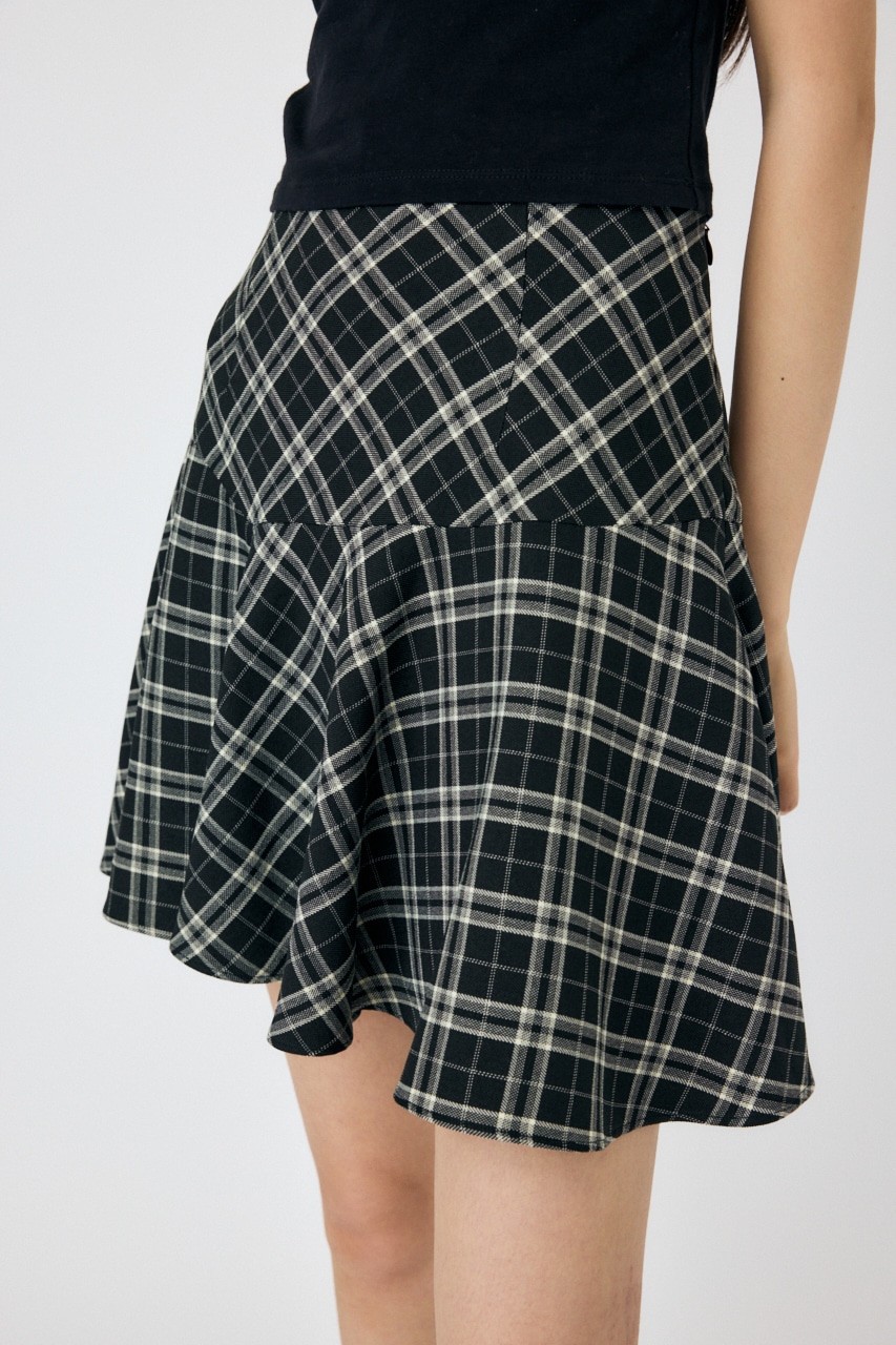 MOUSSY | TARTAN ASSYMMETRY ミニスカート (スカート(ミニ) ) |SHEL