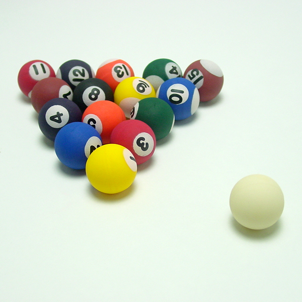 追加用スーパーボール27mm ビリヤード 250ヶセット｜縁日用品