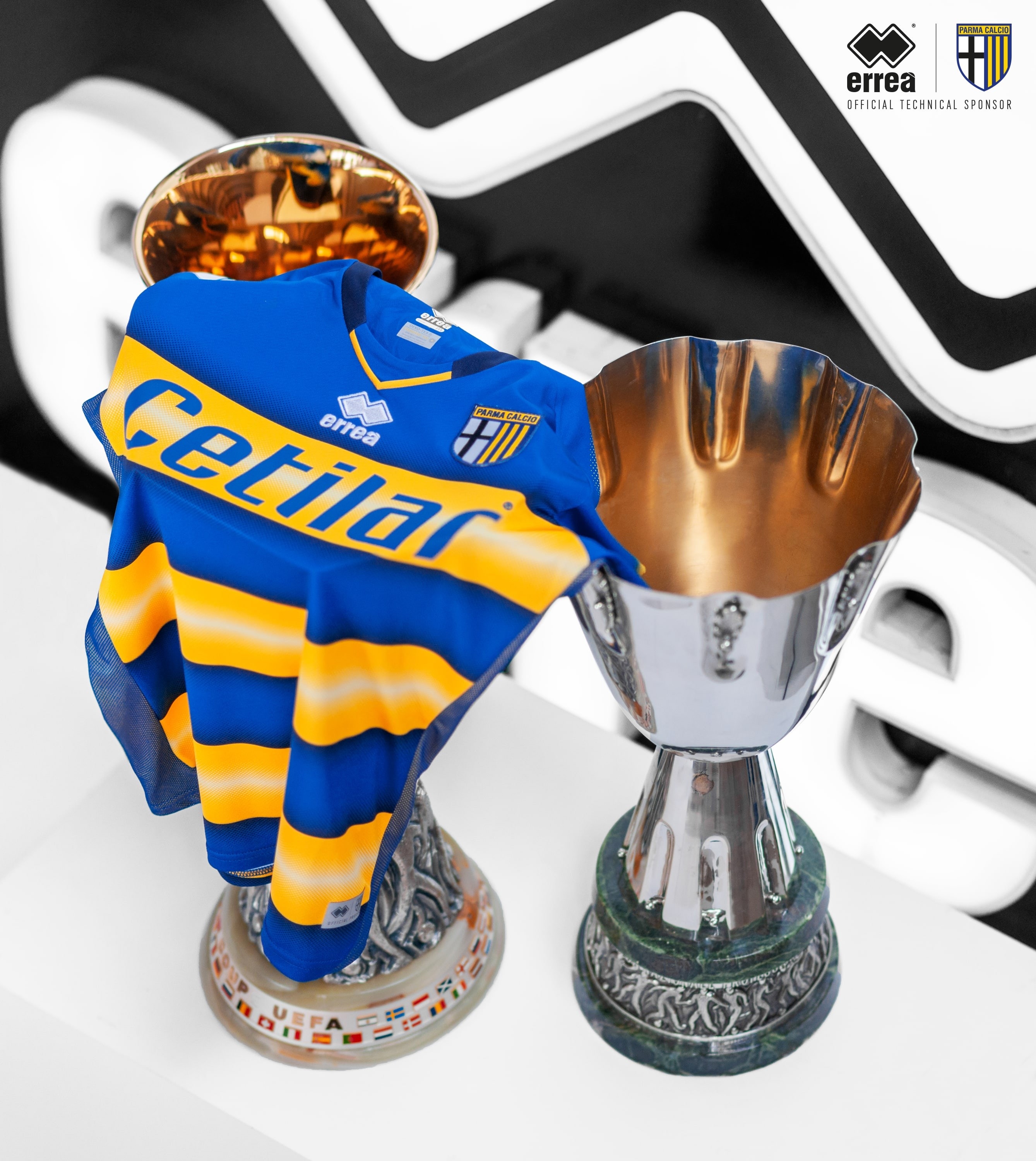 The second official 2019-2020 shirt for Parma Calcio 1913 is