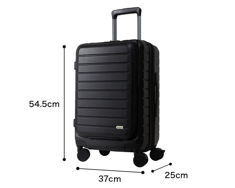 Evoon マルチスーツケースFront 容量35L～40L/機内持ち込み可能【予約
