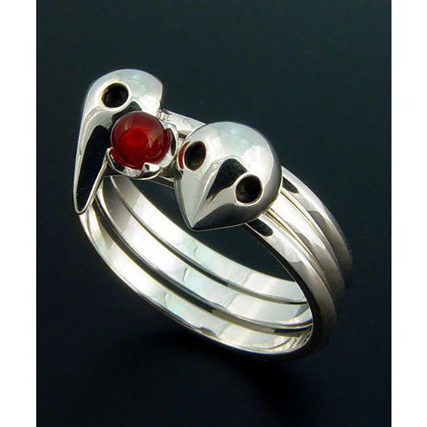 受注生産品】EVA×花唐草 collaboration SILVER 第五弾 サキエルring（3