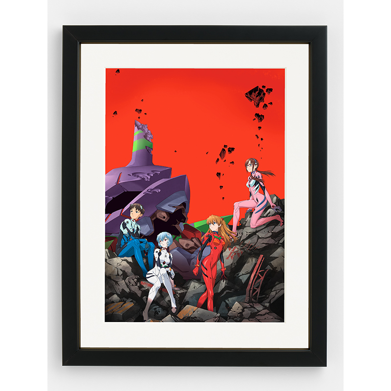 り*ー様 エヴァ展限定複製原画/マリ エヴァンゲリオンイラスト展II