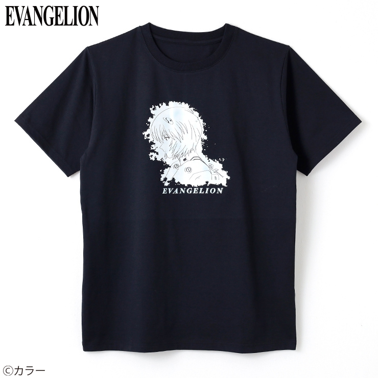 エヴァンゲリオンメンズ半袖Tシャツ（ステッカー付）/月とカヲル(M.A.P