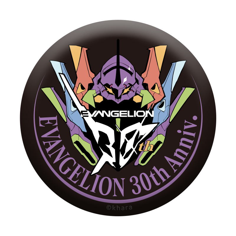 EVA STORE オリジナル 【エヴァンゲリオン30周年】エンブレム 缶バッジ