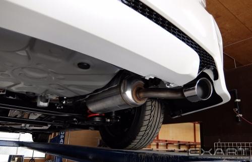 プリウスα G's用マフラー開発中 | EXART – High Performance Exhaust
