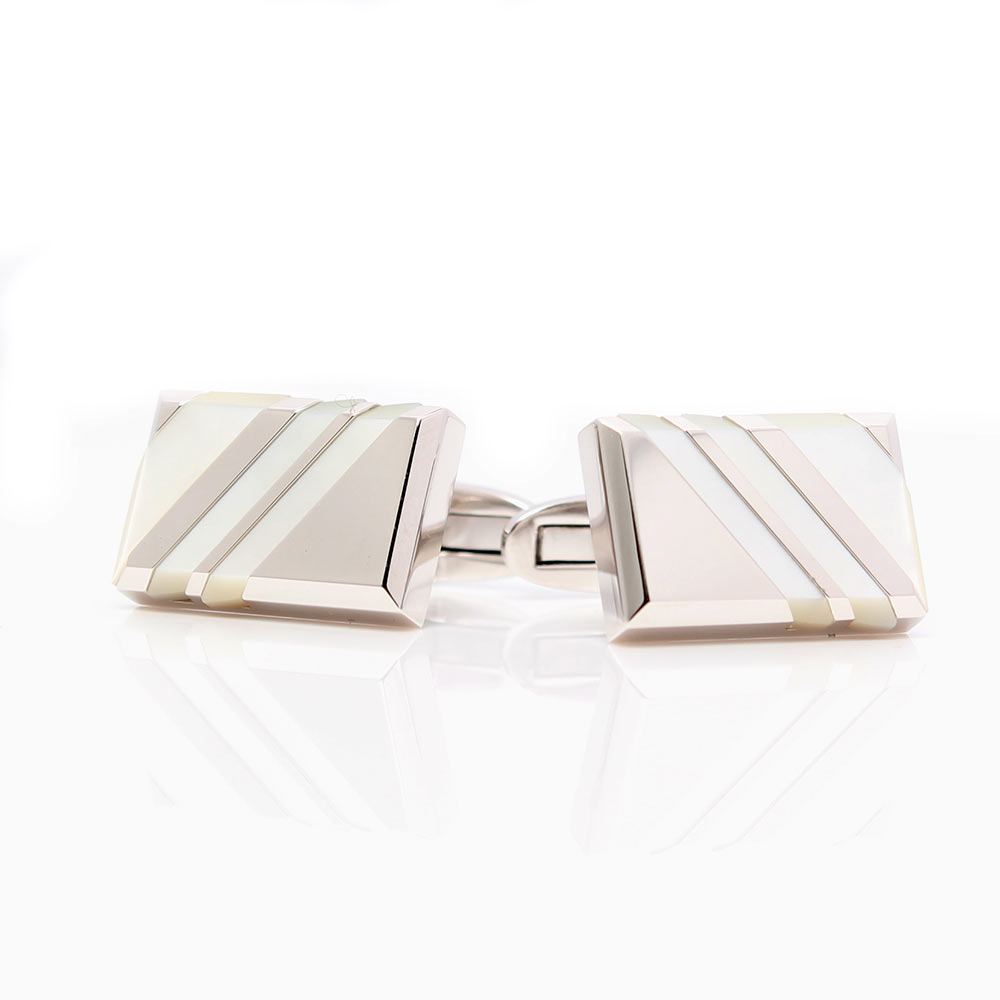 結婚式・披露宴に ～ K-1 純銀製フォーマルカフス&スタッドセット