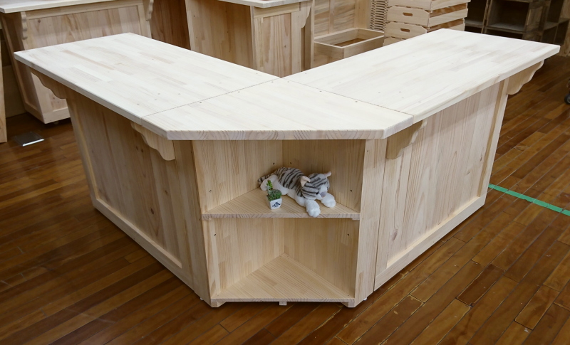 木製コーナーカウンターの通販・販売 － 木製雑貨の専門店F-RAISE