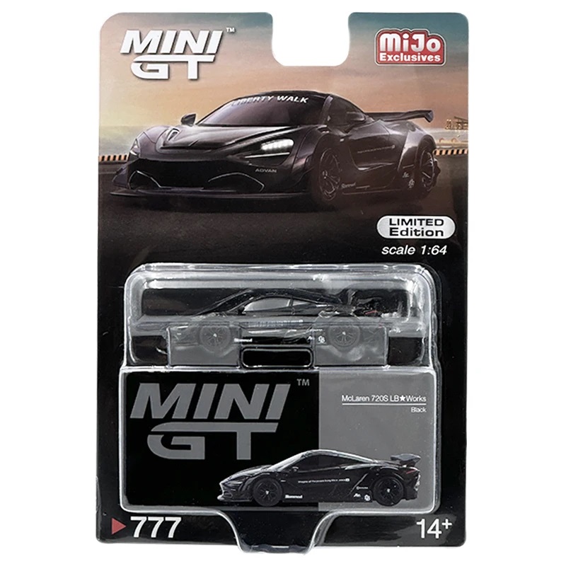 Mini GT 1/64 McLaren 720S LB Works LBWK Black