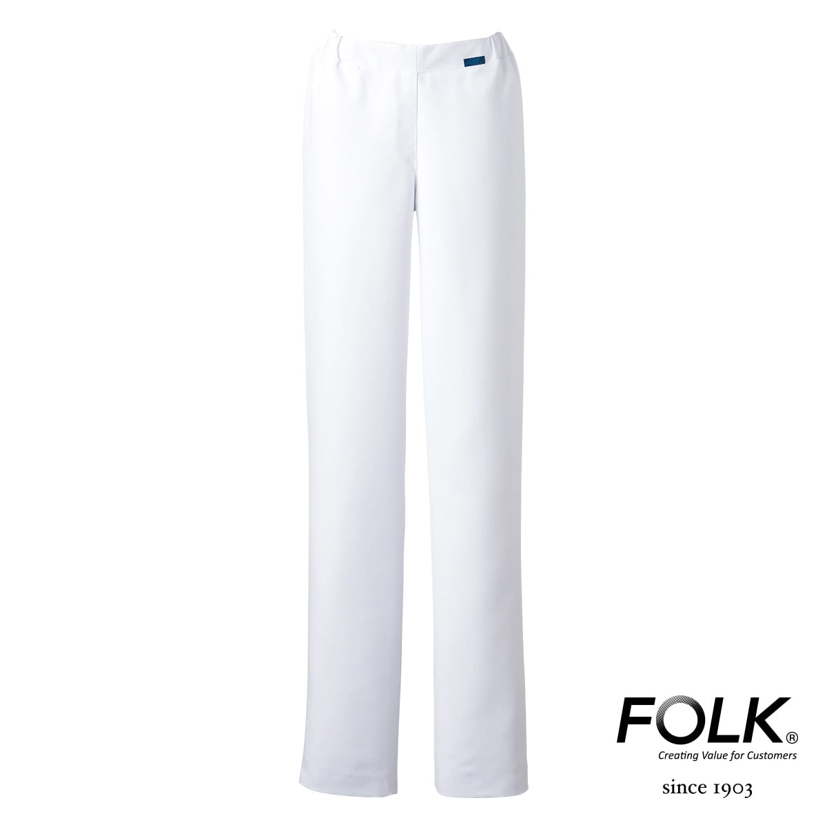 6007EW ストレートパンツ（総ゴム）｜医療用白衣・介護ユニフォーム