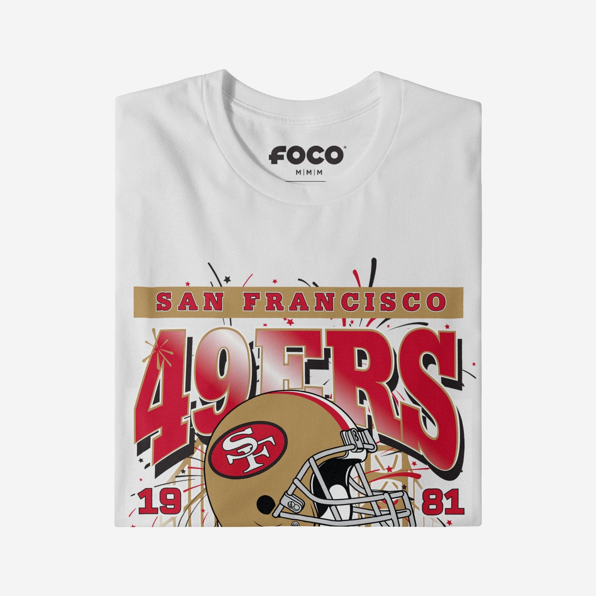 San Francisco 49ers Super Bowl Commemorative T-Shirt FOCO