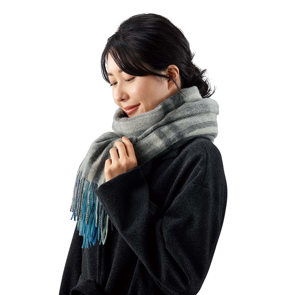 雑貨】ツートンカシミヤ混ストール│ファンケルオンライン