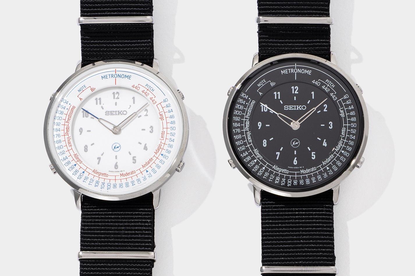 セイコー×フラグメント「メトロノームウオッチ」分針の動きでテンポが