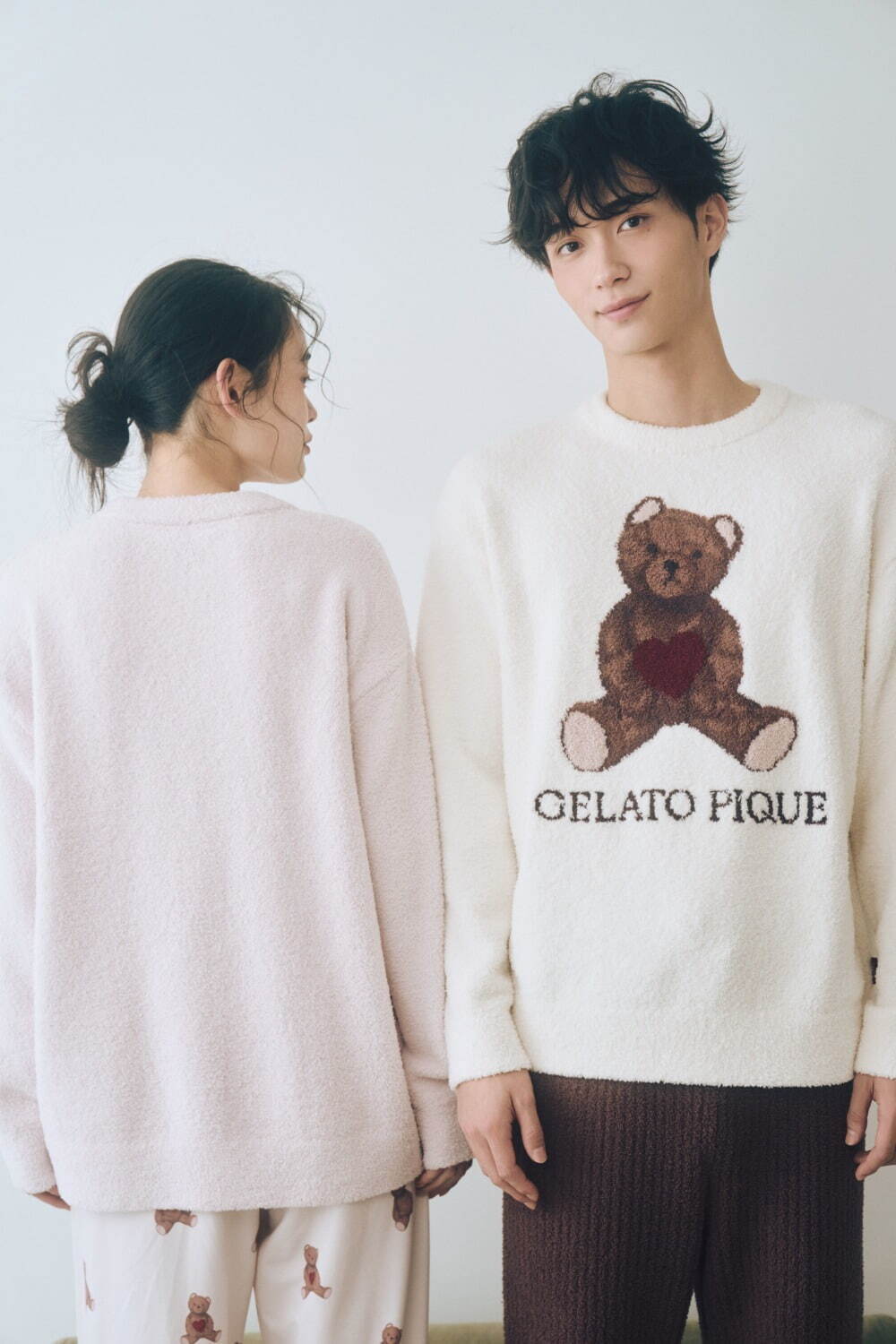 ジェラート ピケ25年バレンタイン、“ベア＆ハート”のふんわりルーム
