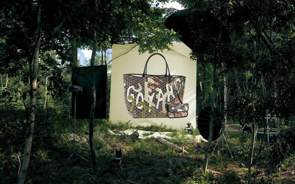 ゴヤール“カモフラージュモチーフ”のトートバッグ「サン・ルイ