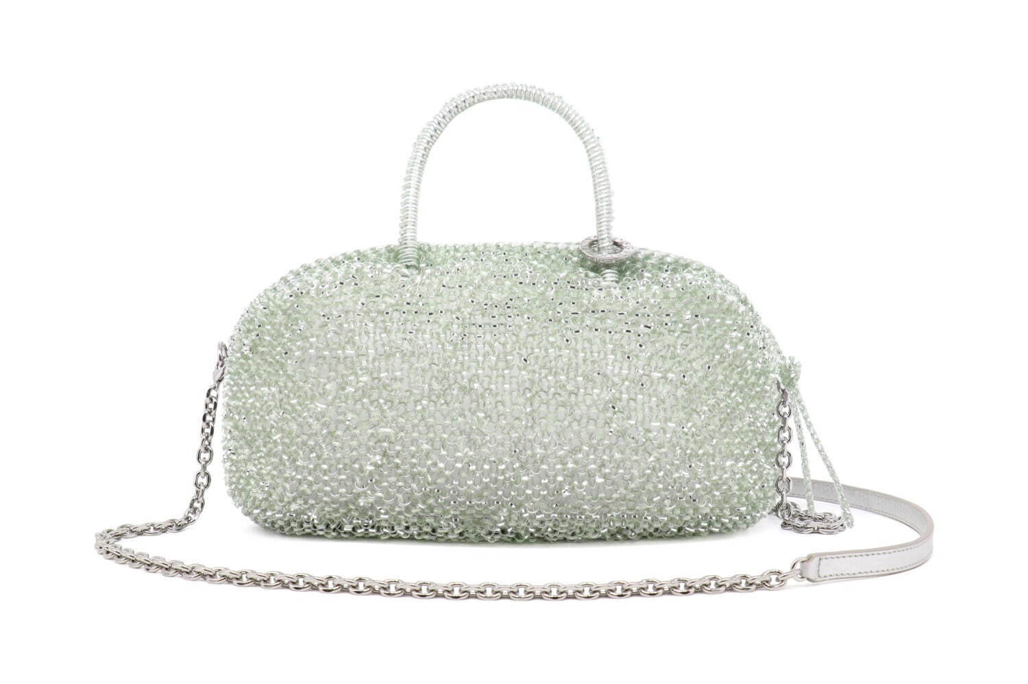 アンテプリマ“アーモンド菓子”着想の横長ワイヤーバッグ「コンフェット