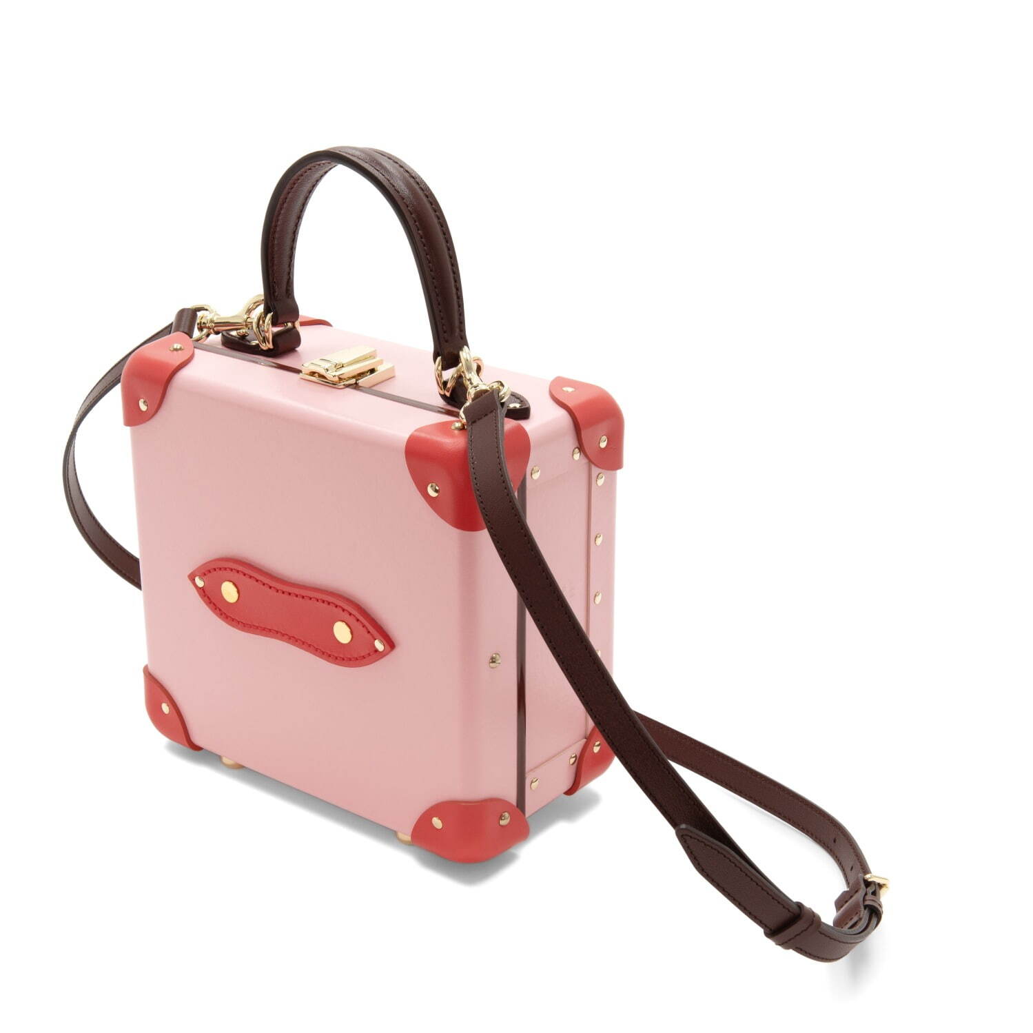 グローブ・トロッター“パステル調”のカモ柄スーツケース＆花型チャーム