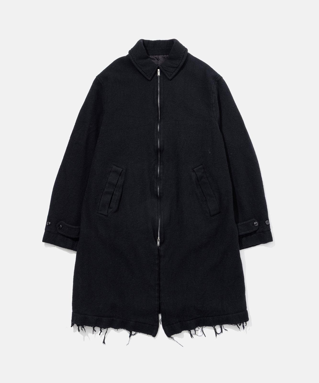 アンダーカバー限定ウールブルゾン＆切りっぱなし縮絨コート、原宿