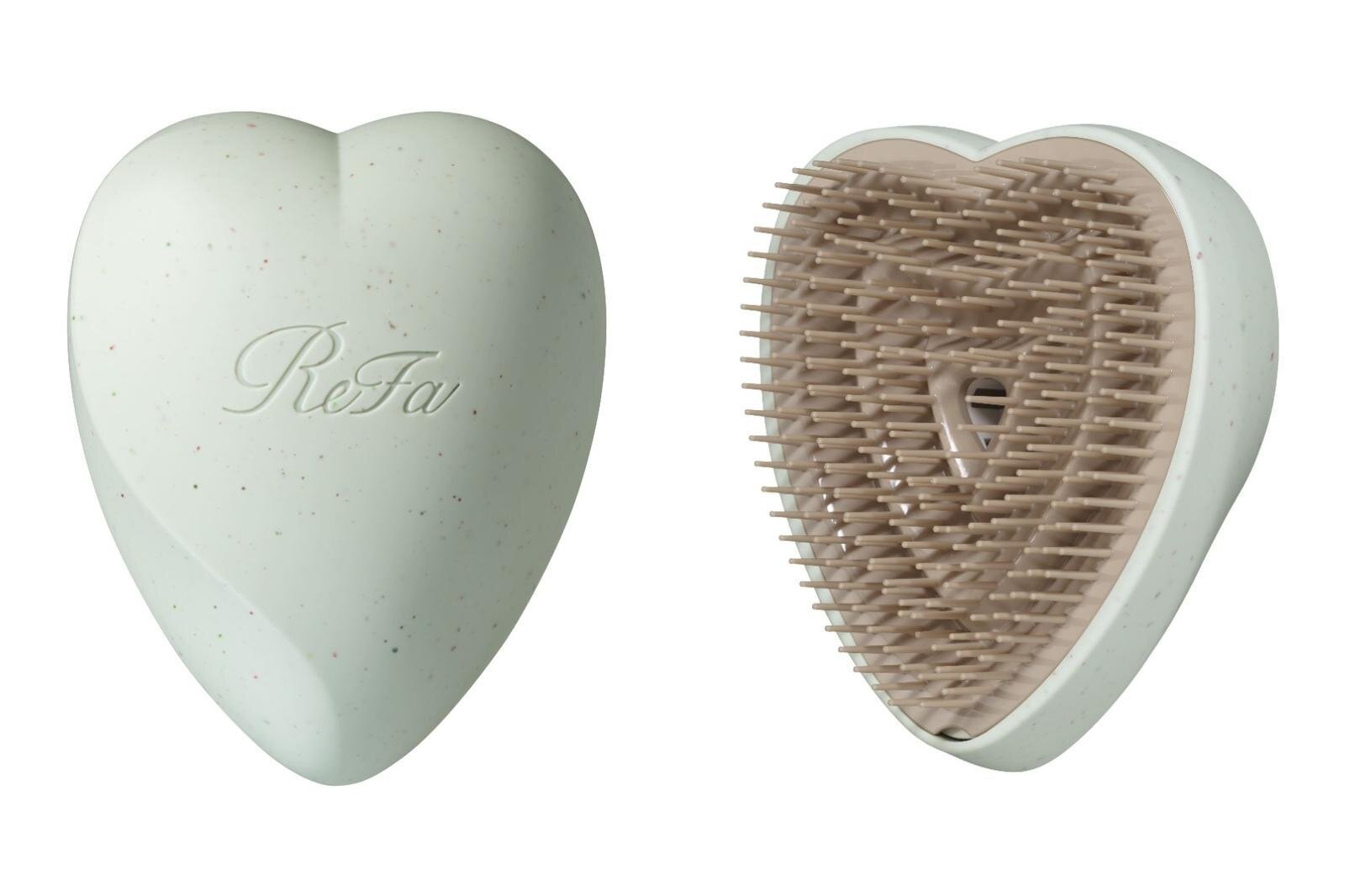 リファの人気アイテム「ハートブラシ」にパステルピンク＆グリーンの新
