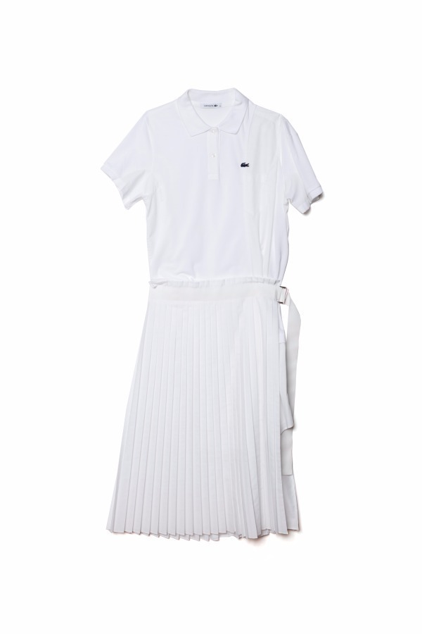 sacai×ラコステの初コラボアイテム発売、ポロシャツと融合した様々な